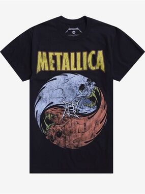 Metallica Skull Ying Yang T-Shirt